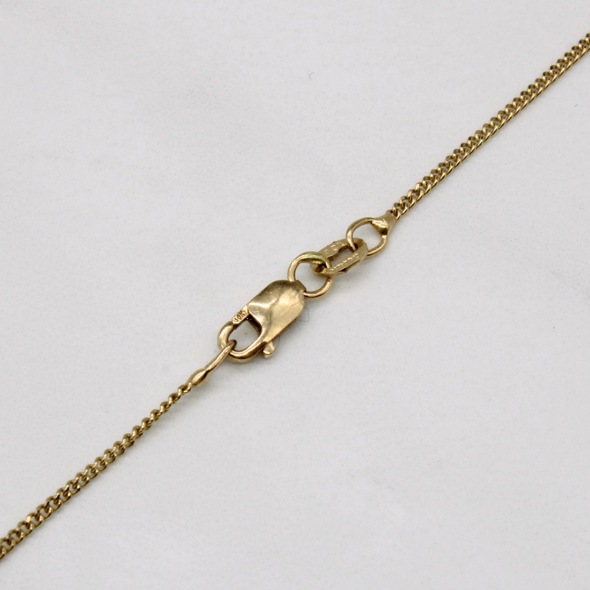 Diamond Cluster Pendant Necklace | 0.22ctw | 16