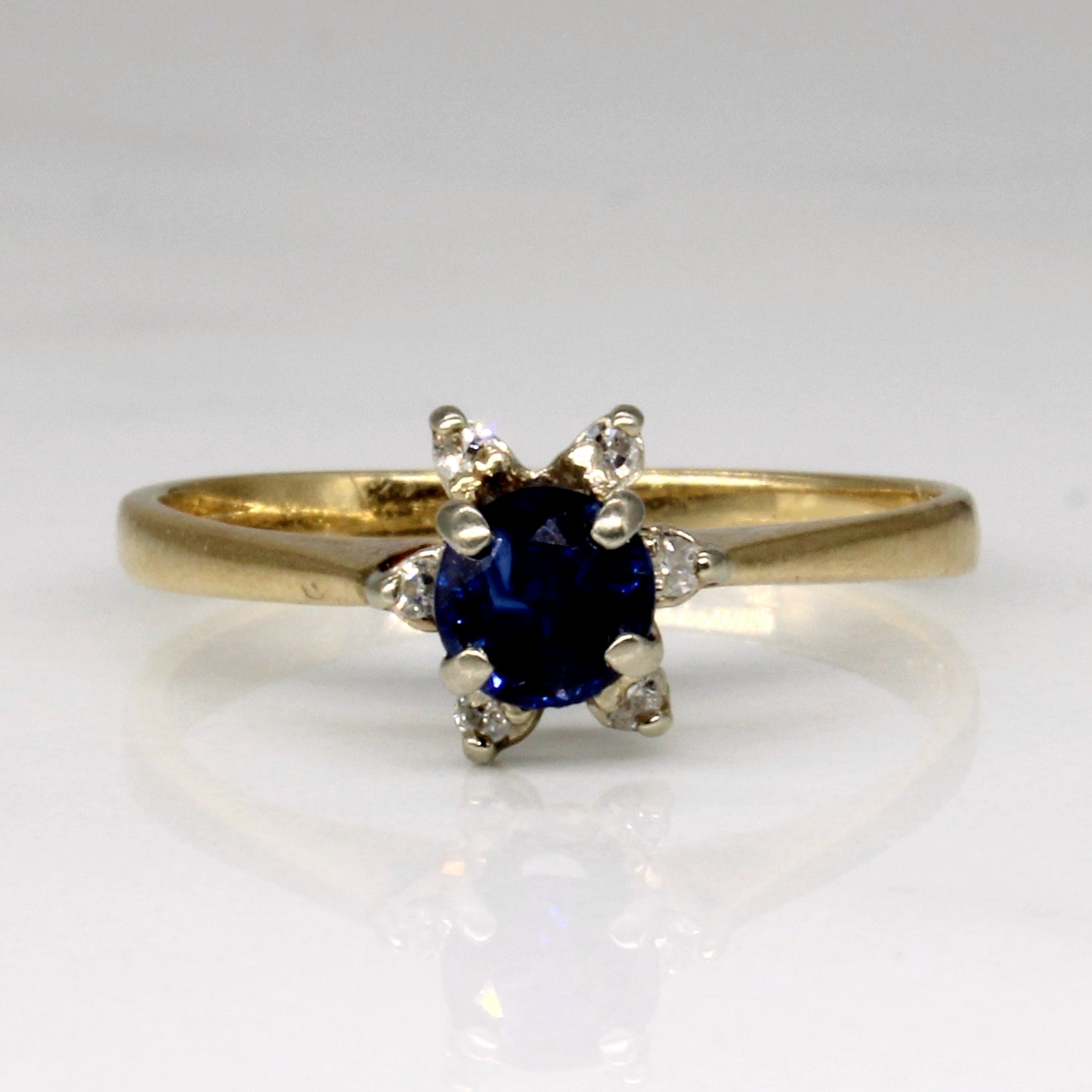 Sapphire & Diamond Ring | 0.35ct, 0.03ctw | SZ 7 |