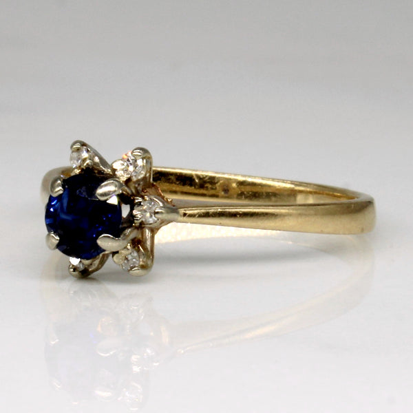 Sapphire & Diamond Ring | 0.35ct, 0.03ctw | SZ 7 |