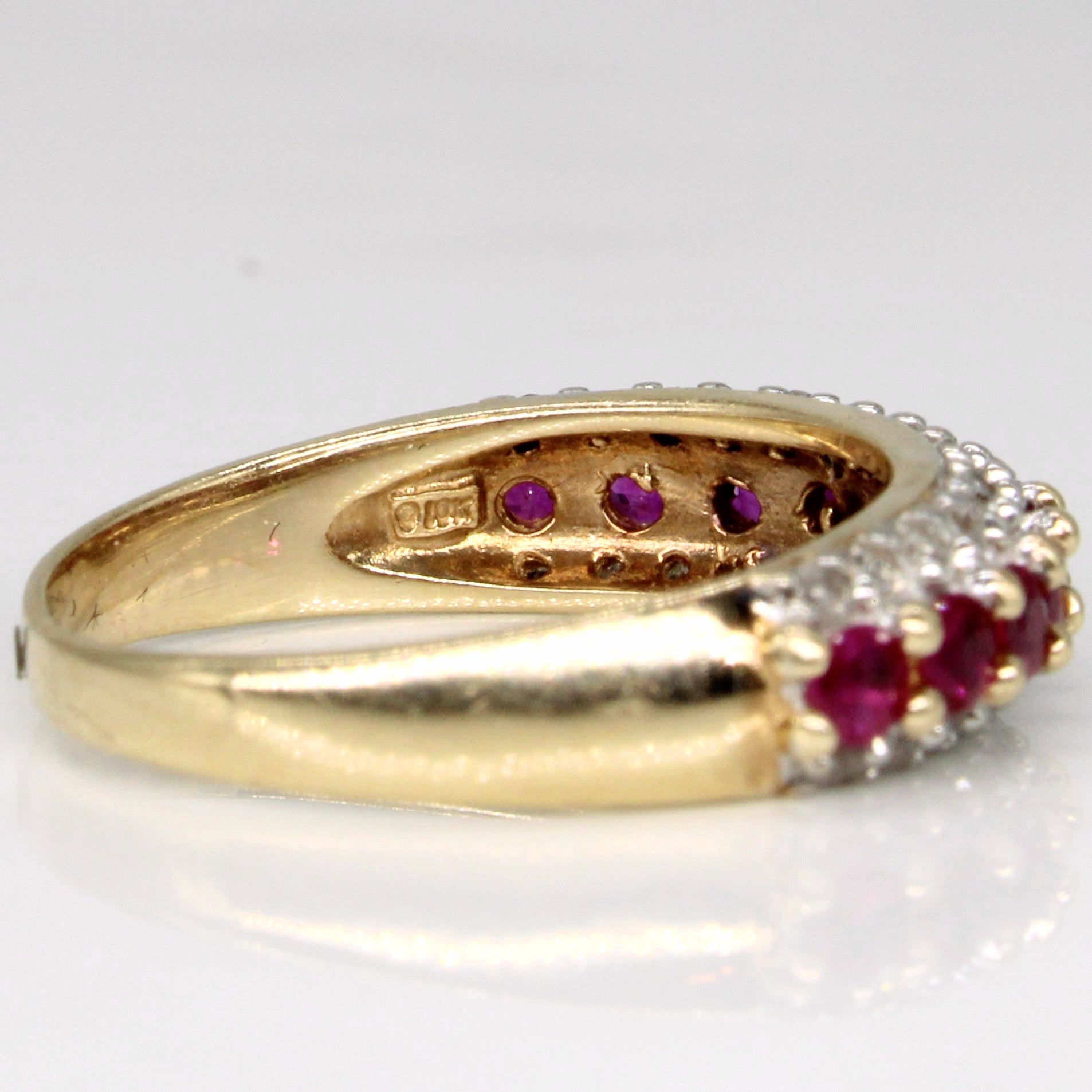 Ruby & Diamond Ring | 0.45ctw, 0.16ctw | SZ 6 |