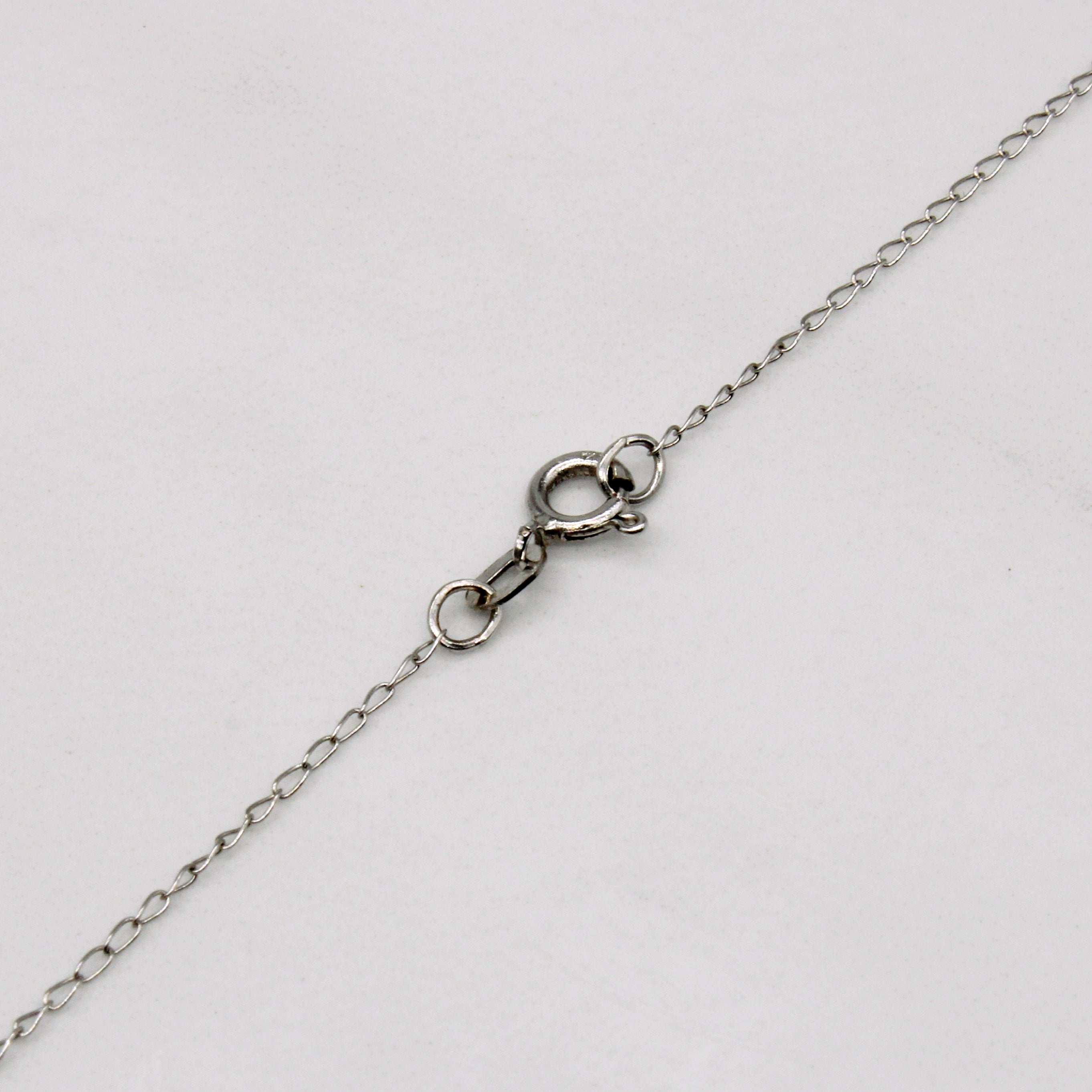 Solitaire Diamond Necklace | 0.03ct | 16" |