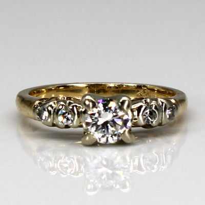 Five Stone Diamond Classic 14k Ring | 0.40ctw | SZ 4 |