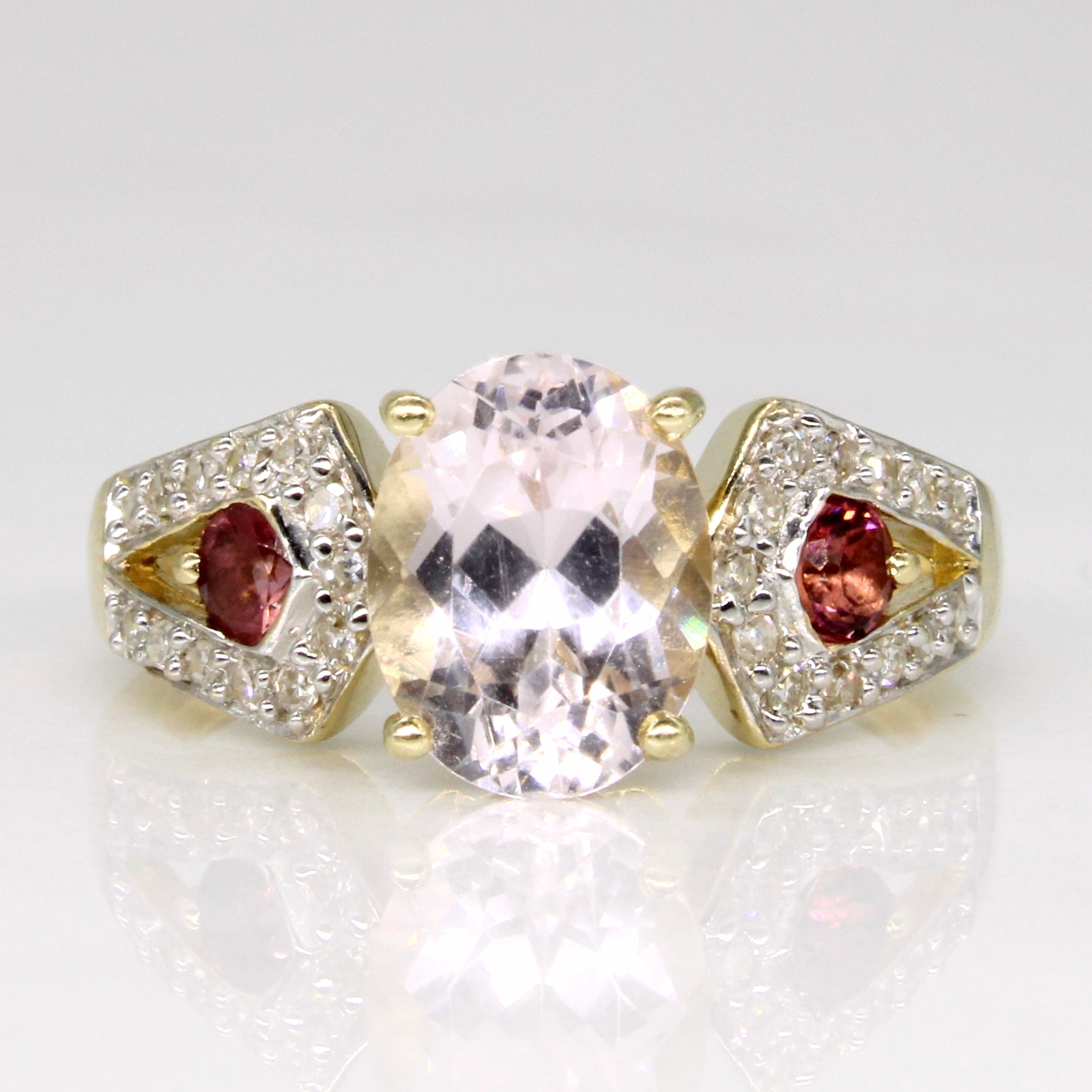 Multi Gem Cocktail Ring | 2.50ctw | SZ 6.75 |