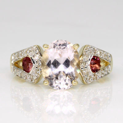 Multi Gem Cocktail Ring | 2.50ctw | SZ 6.75 |