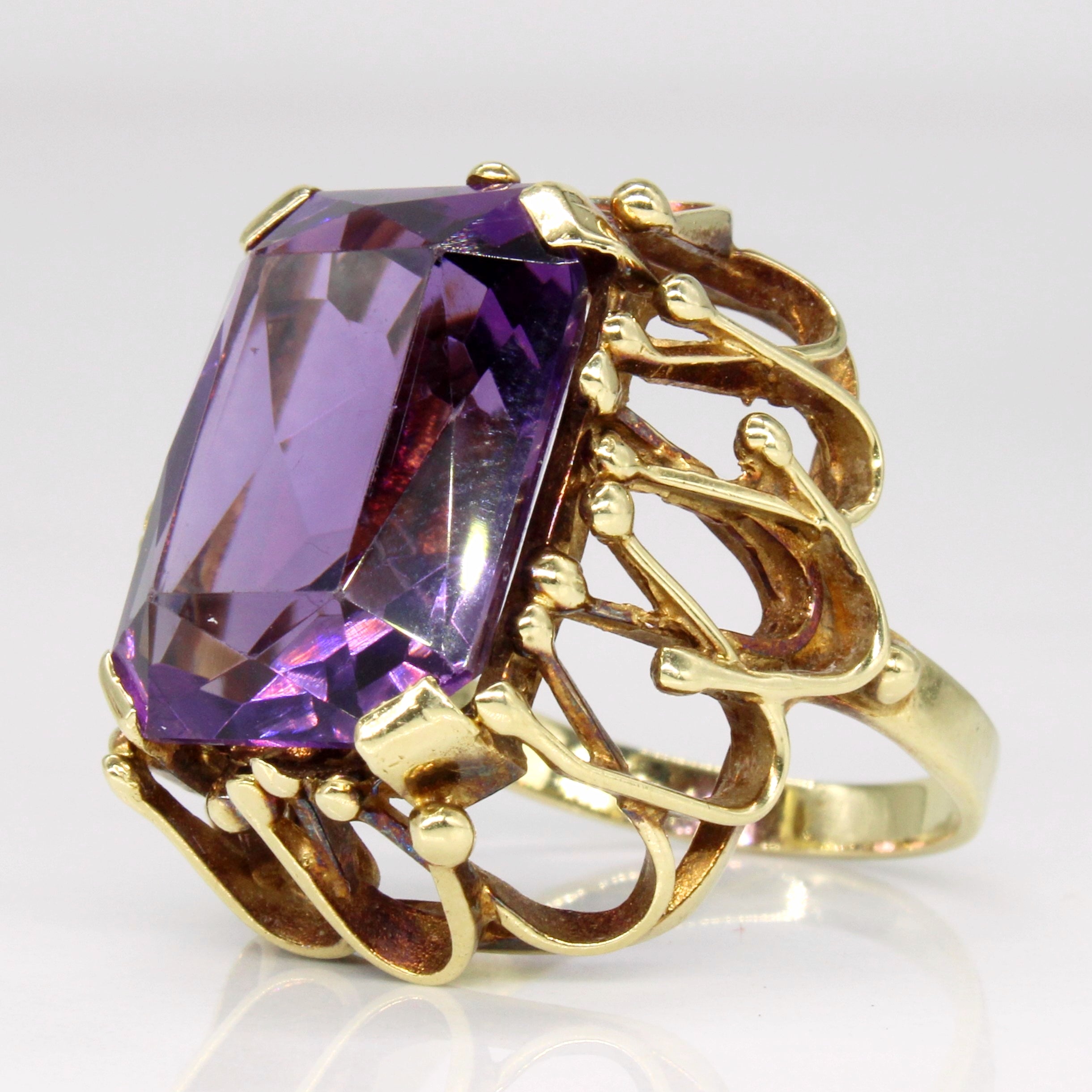 Amethyst Cocktail Ring | 11.00ct | SZ 6 |