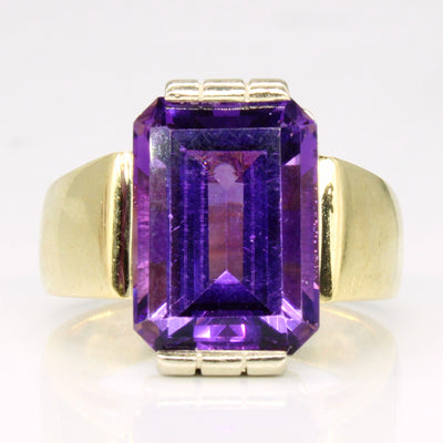 Amethyst Cocktail Ring | 5.70ct | SZ 8.25 |