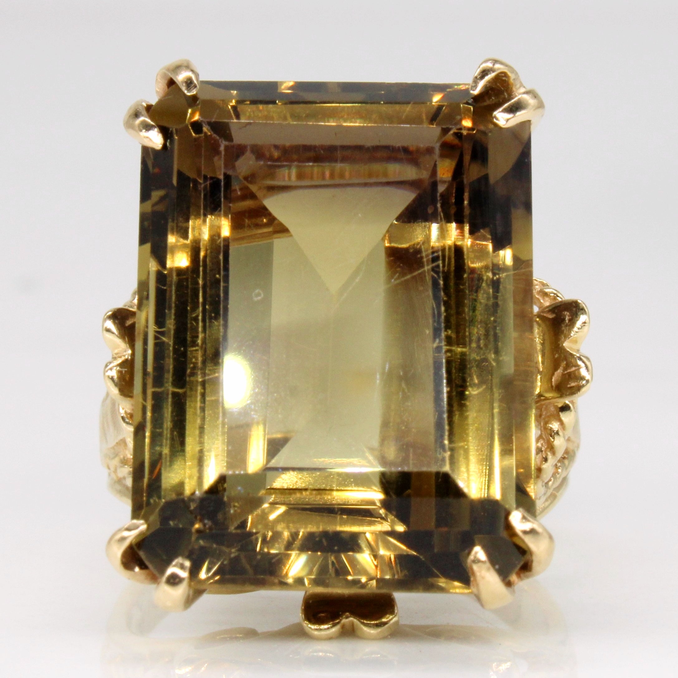 Citrine Cocktail Ring | 20.00ct | SZ 6.25 |