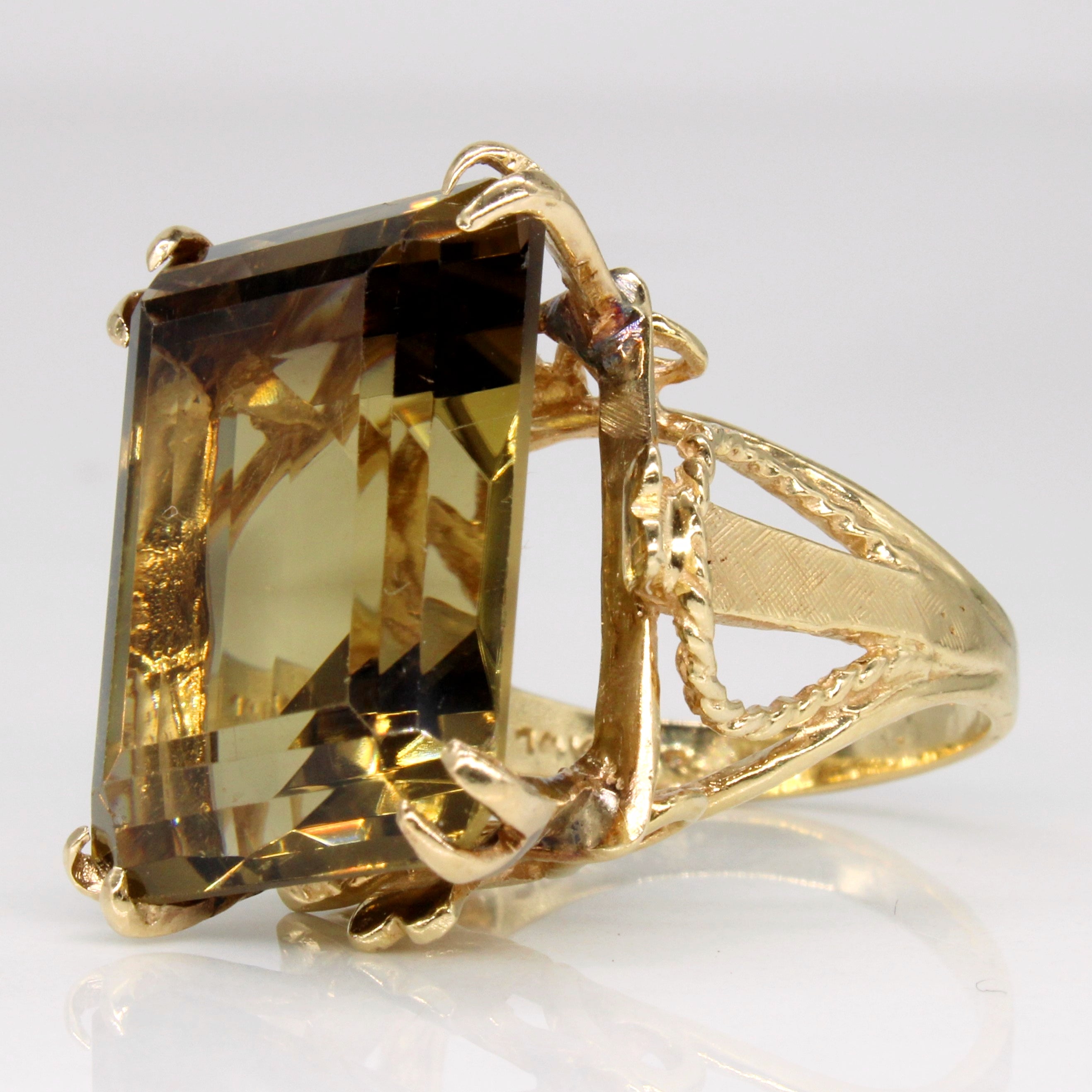 Citrine Cocktail Ring | 20.00ct | SZ 6.25 |