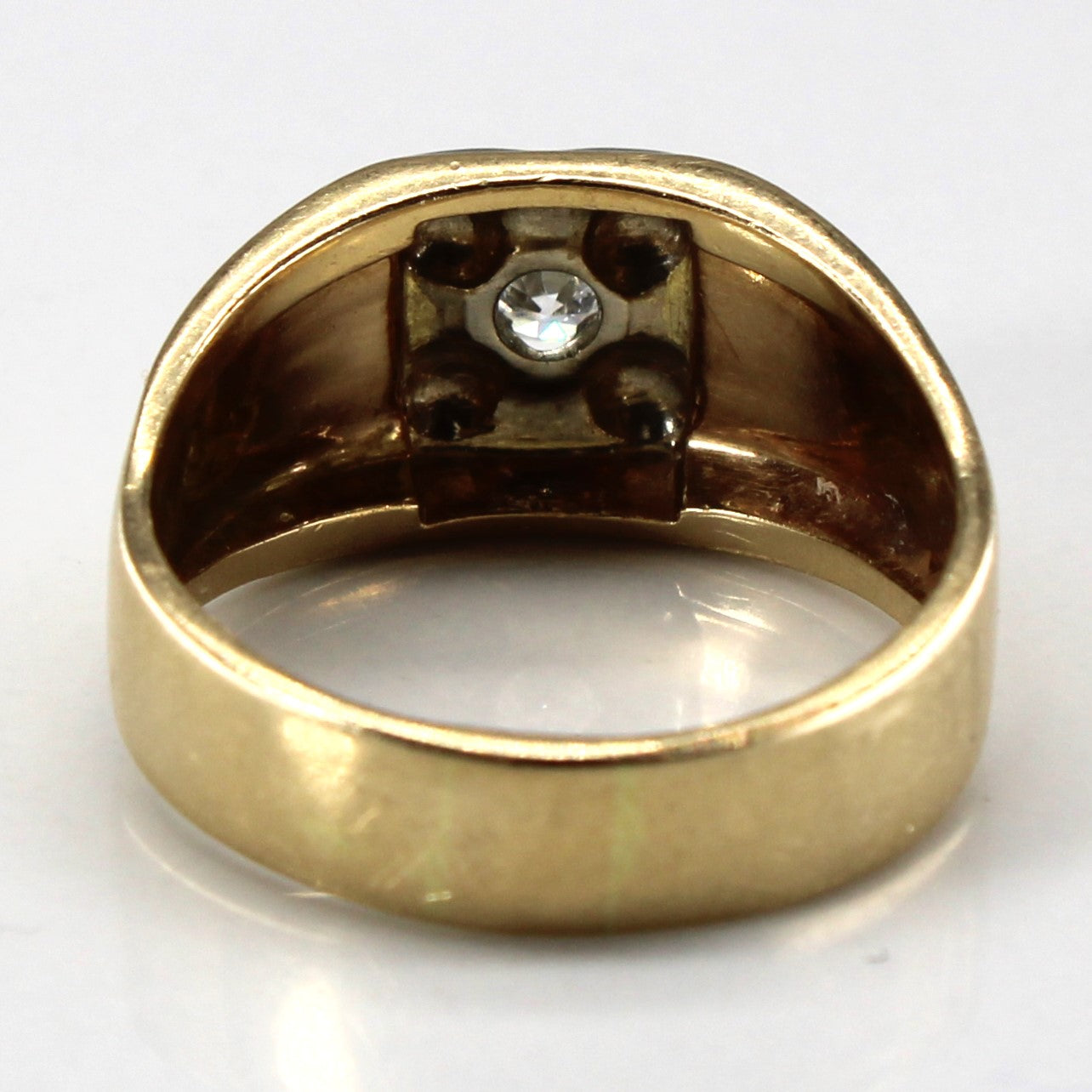 Illusion Set Solitaire Diamond 14k Ring | 0.24ct | SZ 11.25 |