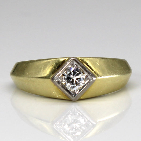 Solitaire Diamond 14k Ring | 0.38ct | SZ 9.5 |