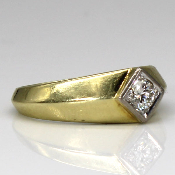 Solitaire Diamond 14k Ring | 0.38ct | SZ 9.5 |