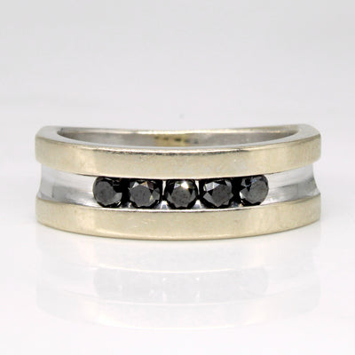 'Effy' Black Diamond Ring | 0.33ctw | SZ 9.25 |