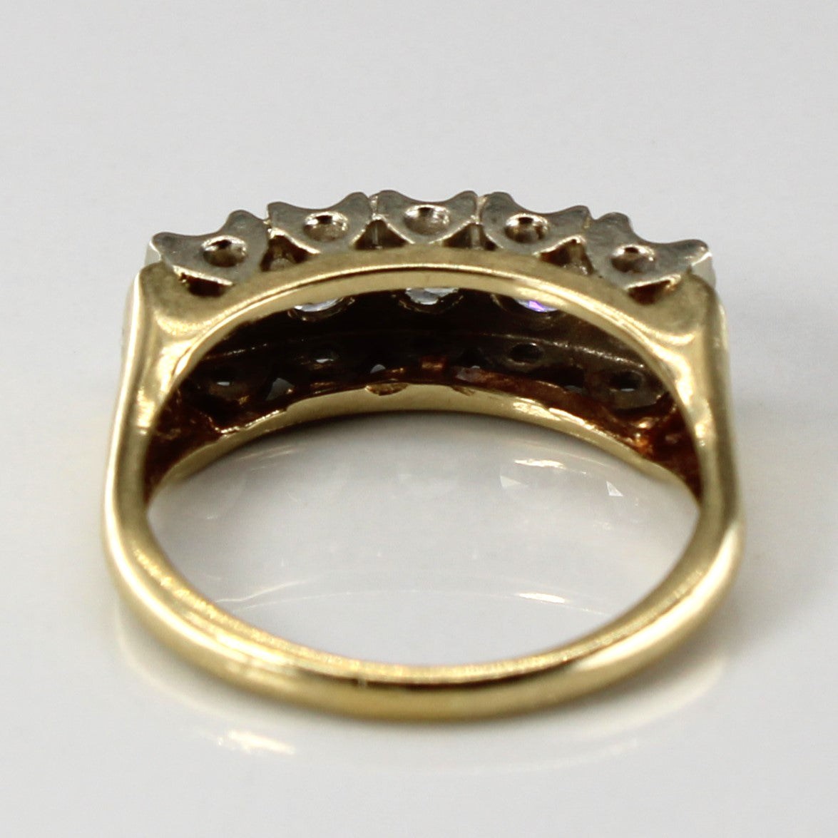 Five Stone Diamond 14k Ring | 0.90ctw | SZ 7.25 |