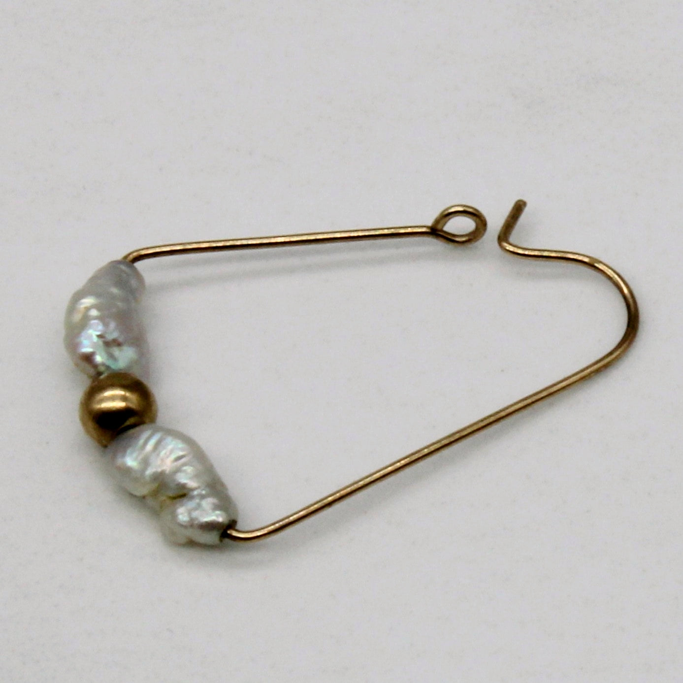 Boucles d'oreilles en perles de riz 