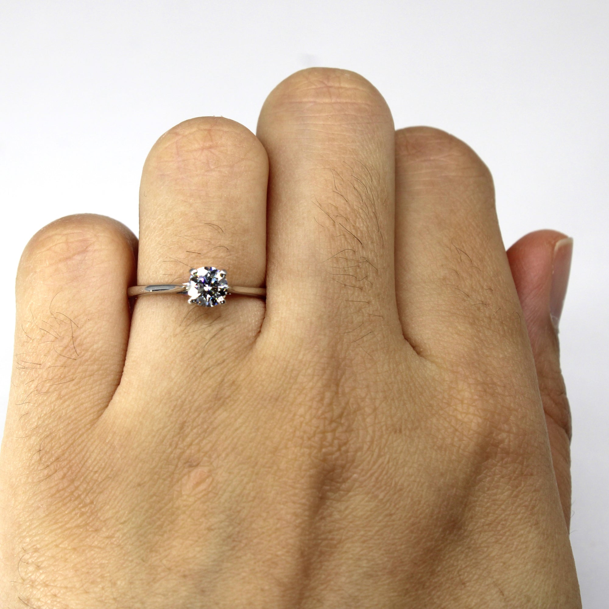 Solitaire Diamond 14k Ring | 0.50ct | SZ 5.5 |