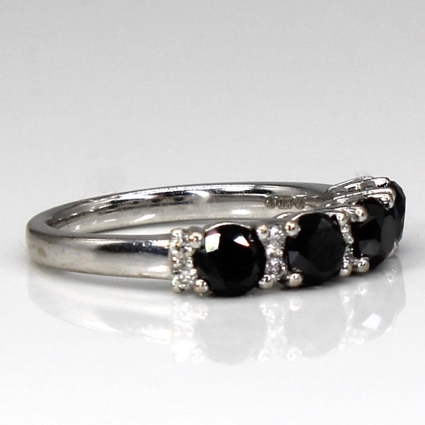Black Diamond 18k Ring | 1.49ctw | SZ 6.25 |