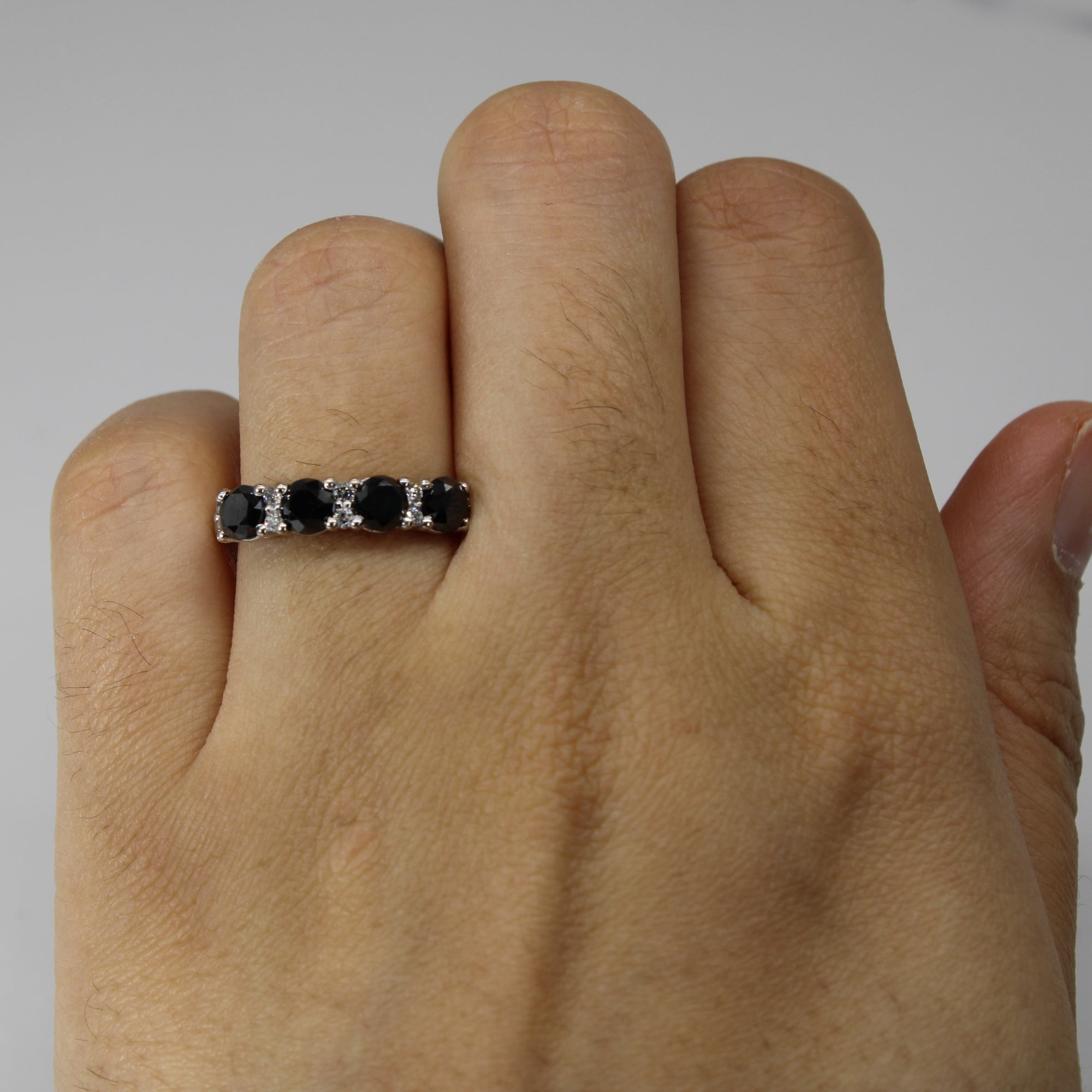 Black Diamond 18k Ring | 1.49ctw | SZ 6.25 |