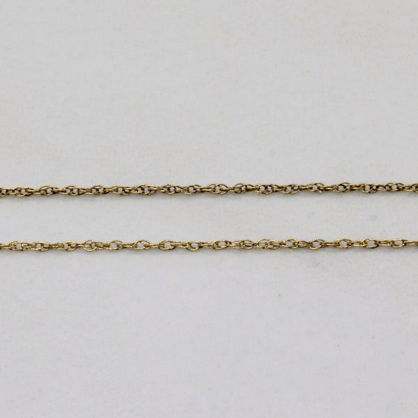 Garnet & Diamond Pendant & Necklace | 1.50ct, 0.04ctw | 19