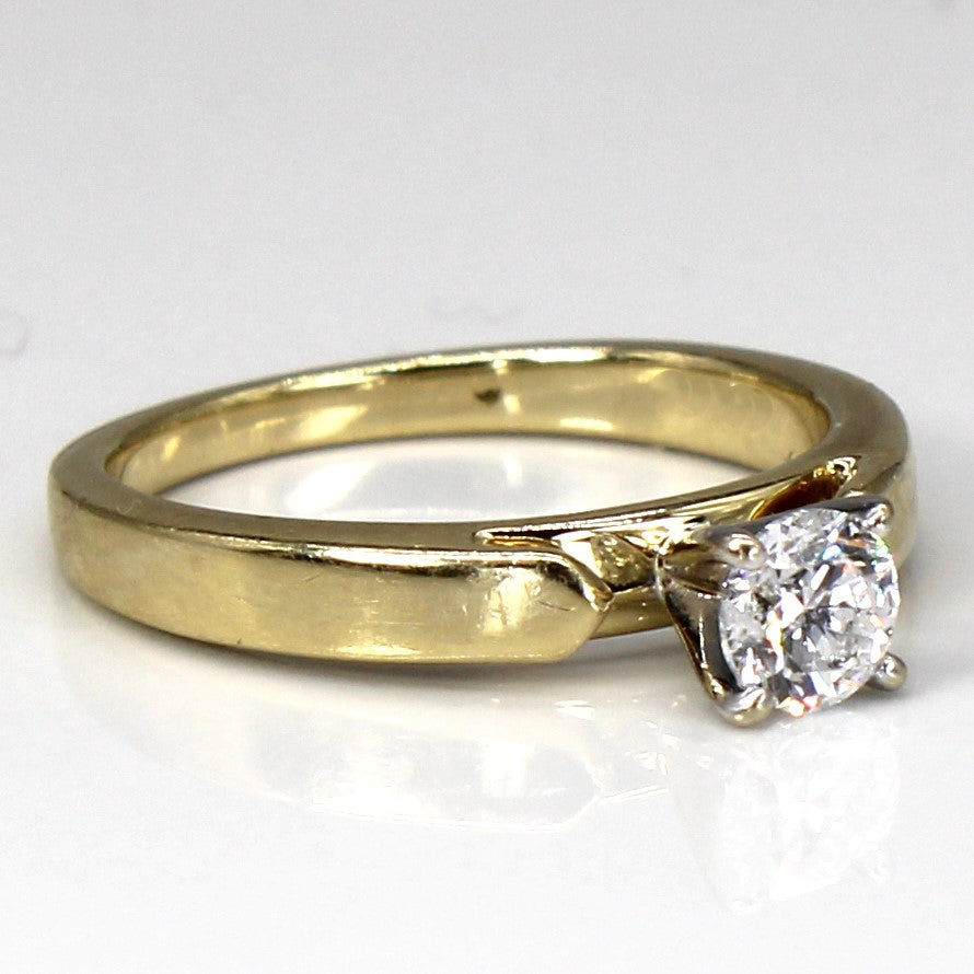 Solitaire Diamond 14k Ring | 0.50ct | SZ 7 |
