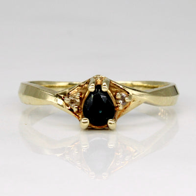 Sapphire & Diamond Ring | 0.23ct, 0.02ctw | SZ 6 |