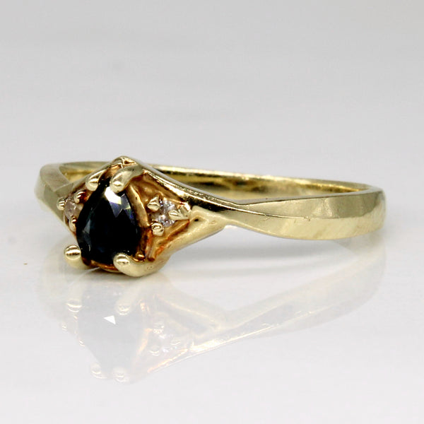 Sapphire & Diamond Ring | 0.23ct, 0.02ctw | SZ 6 |