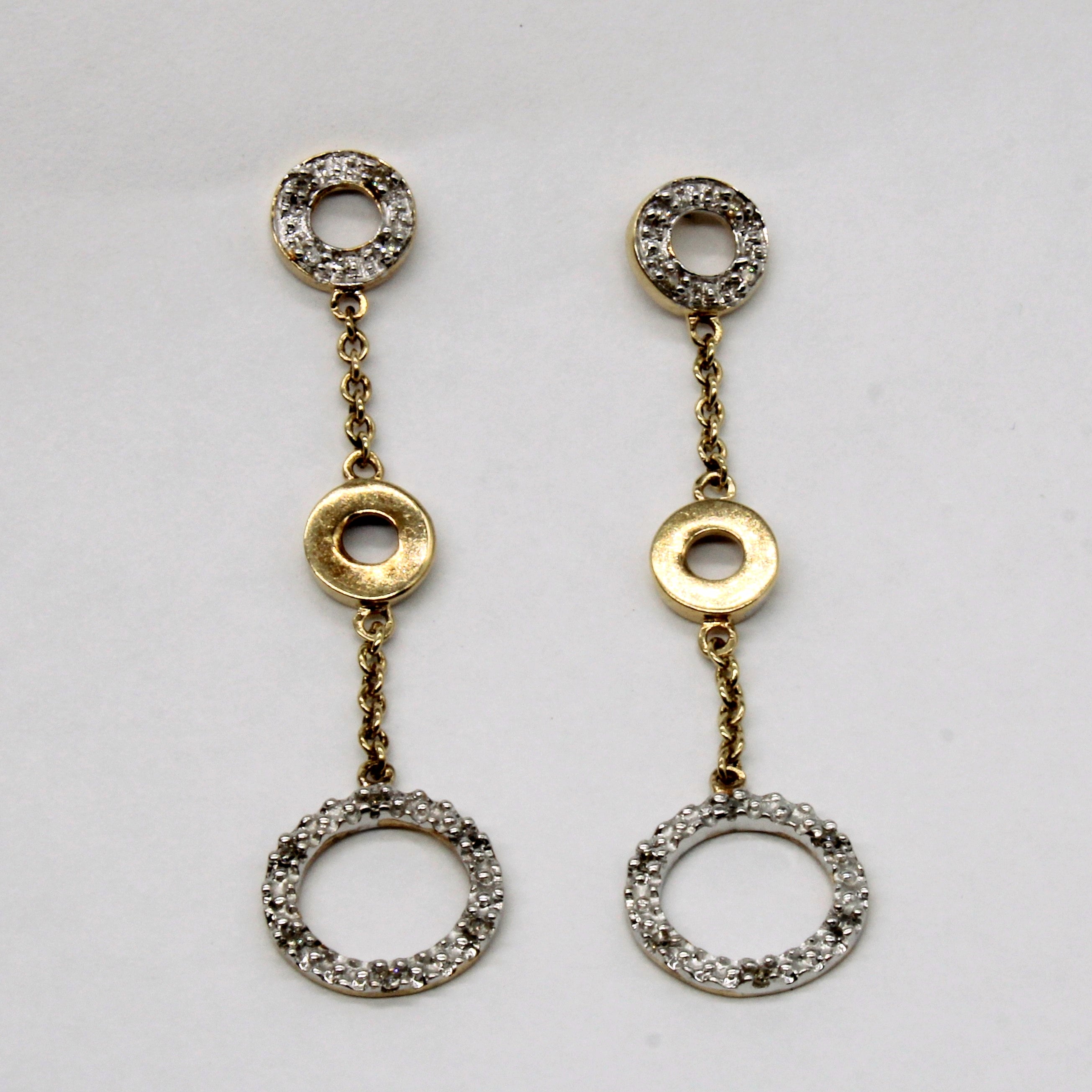 Diamond Drop Earrings | 0.08ctw |