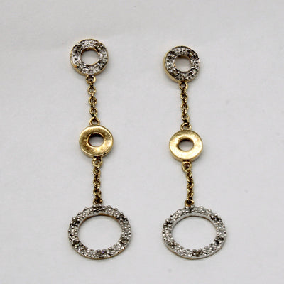 Diamond Drop Earrings | 0.08ctw |