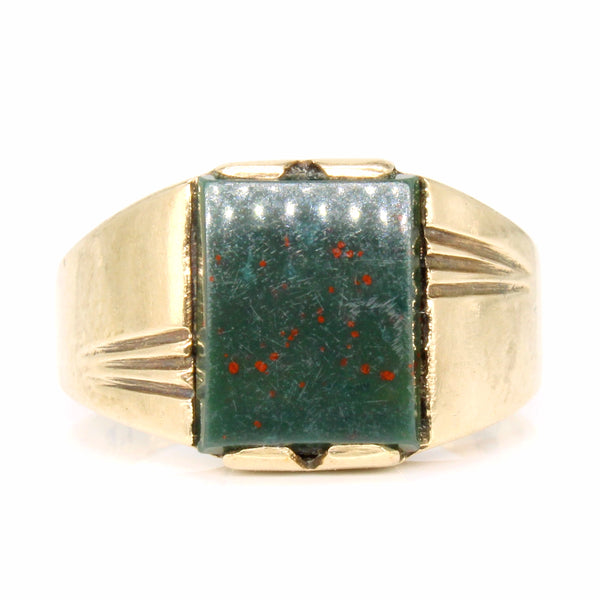 Bloodstone Cocktail Ring | 1.50ct | SZ 6.25 |