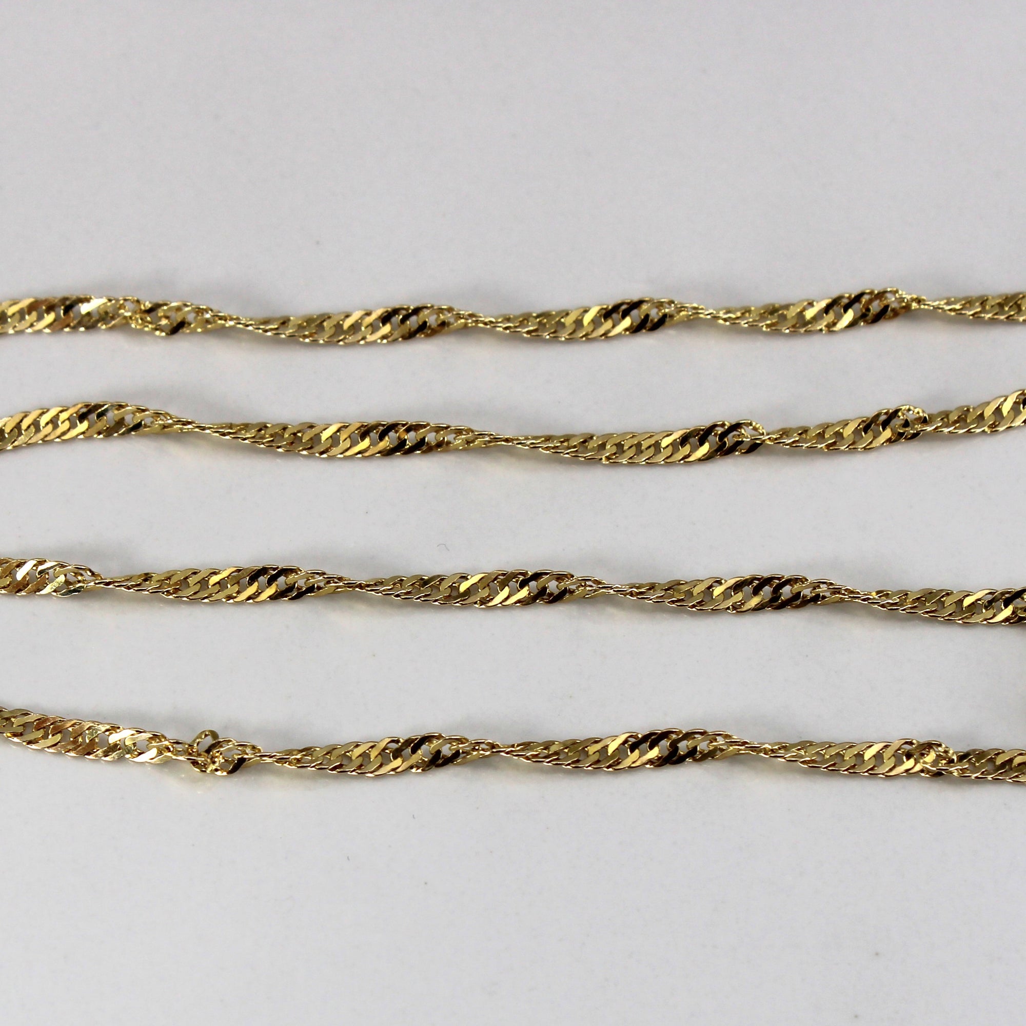 10k Yellow Gold Singapore Chain | 16