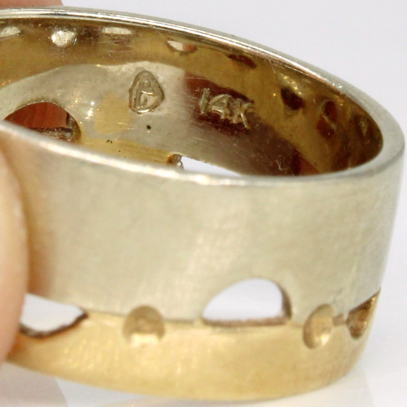 14k Two Tone Gold Ring | SZ 6.5 |