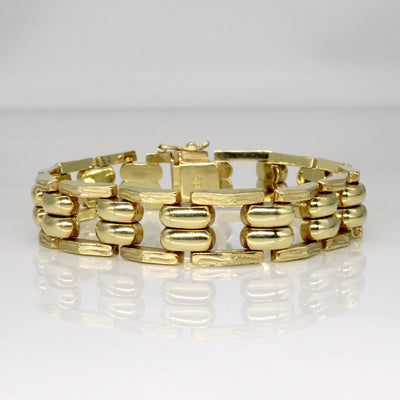14k Yellow Gold Bracelet | 7