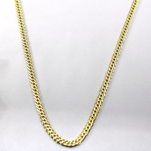 14k Yellow Gold Cable Chain | 19