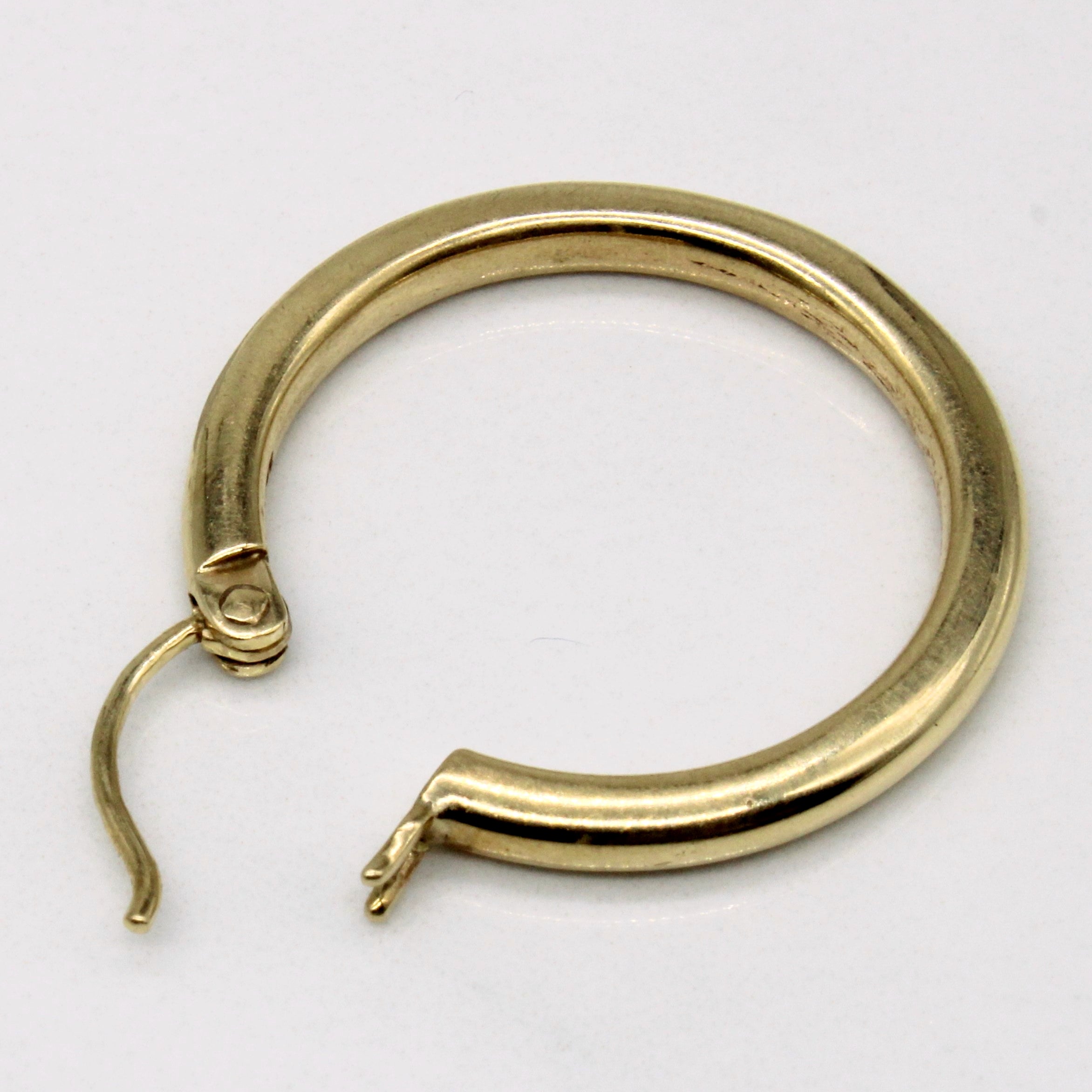 10k Yellow Gold Hoop Earrings