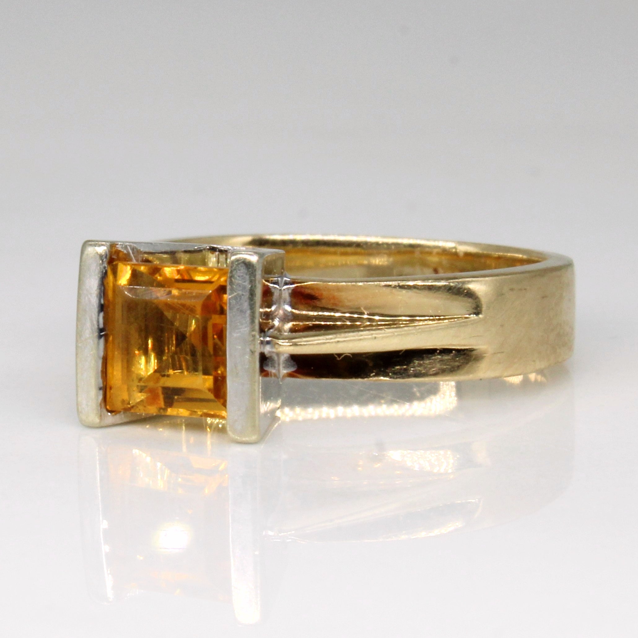Citrine Cocktail Ring | 0.80ct | SZ 6.25 |