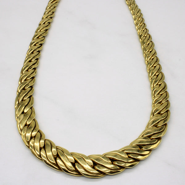 14k Yellow Gold Necklace | 16