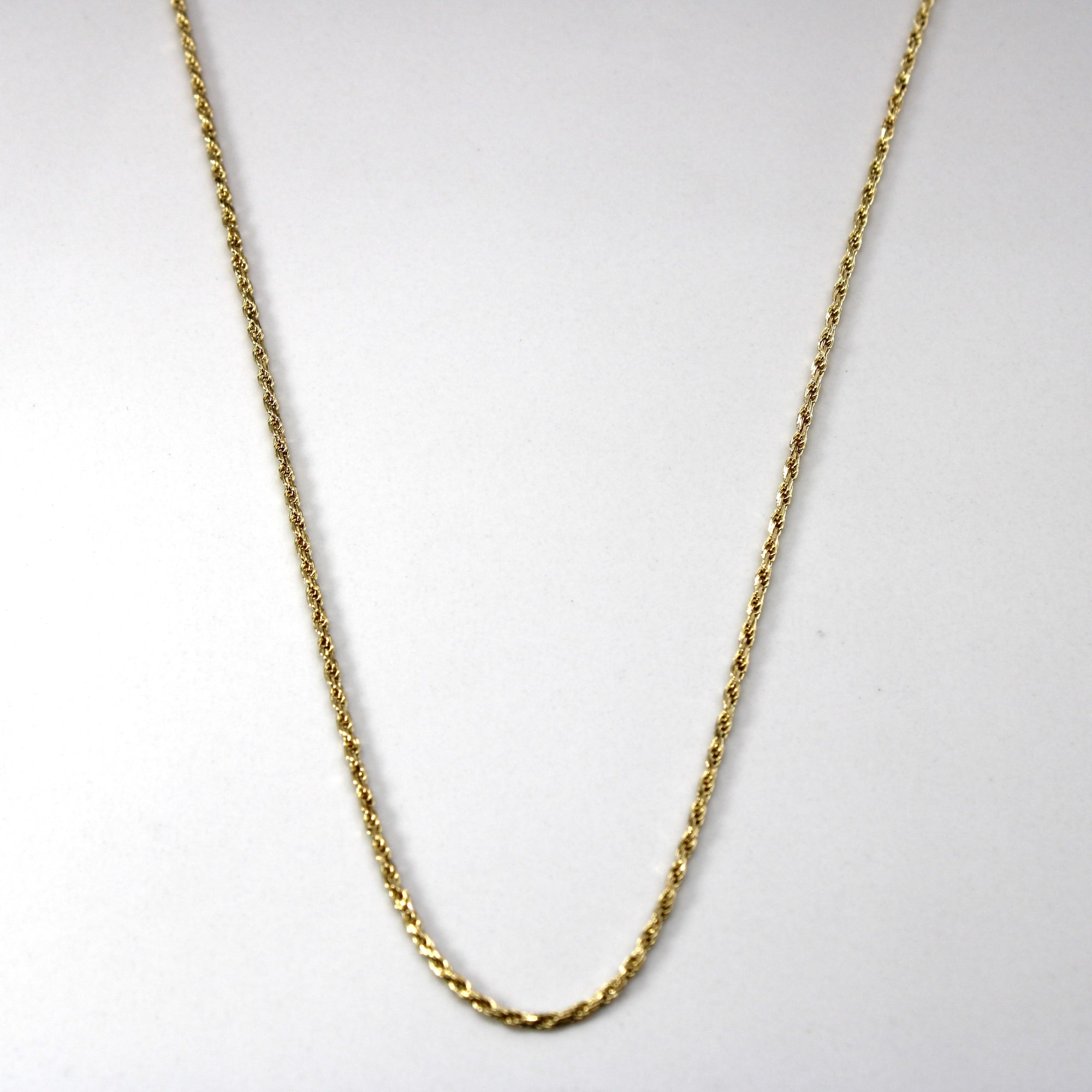 10k Yellow Gold Rope Chain | 24