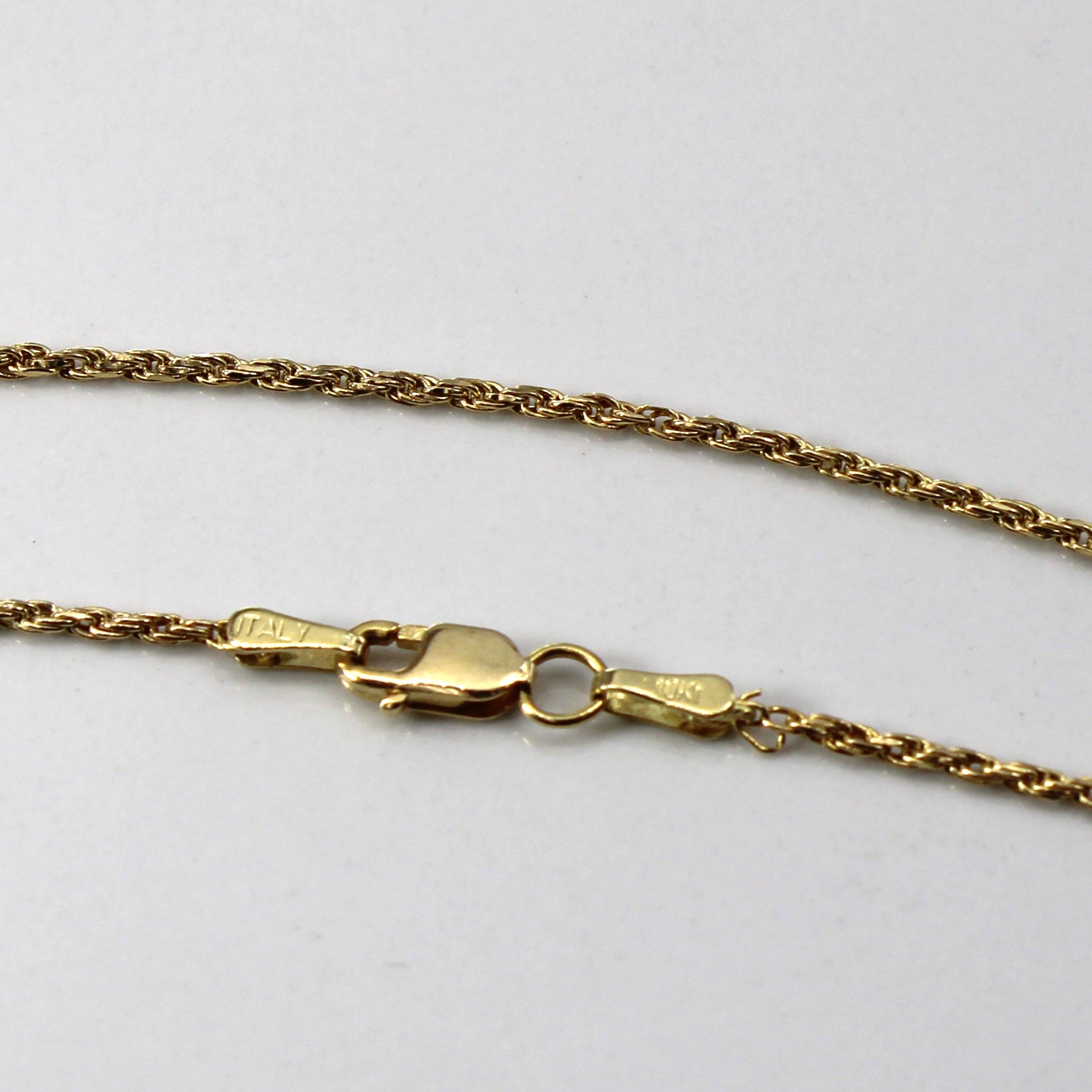 10k Yellow Gold Rope Chain | 24