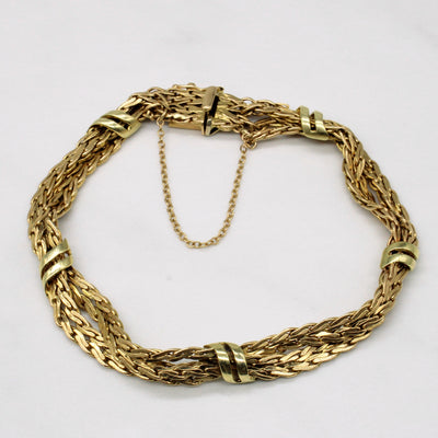14k Yellow Gold Bracelet | 8