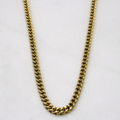 10k Yellow Gold Birdcage Link Chain | 20