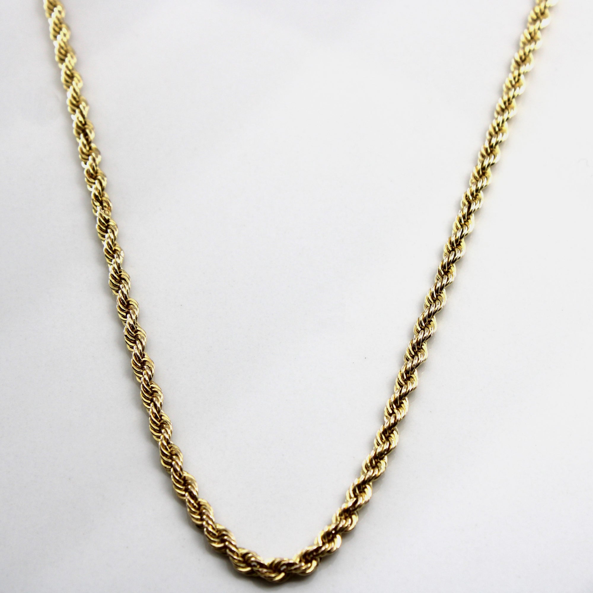 10k Yellow Gold Rope Chain | 23