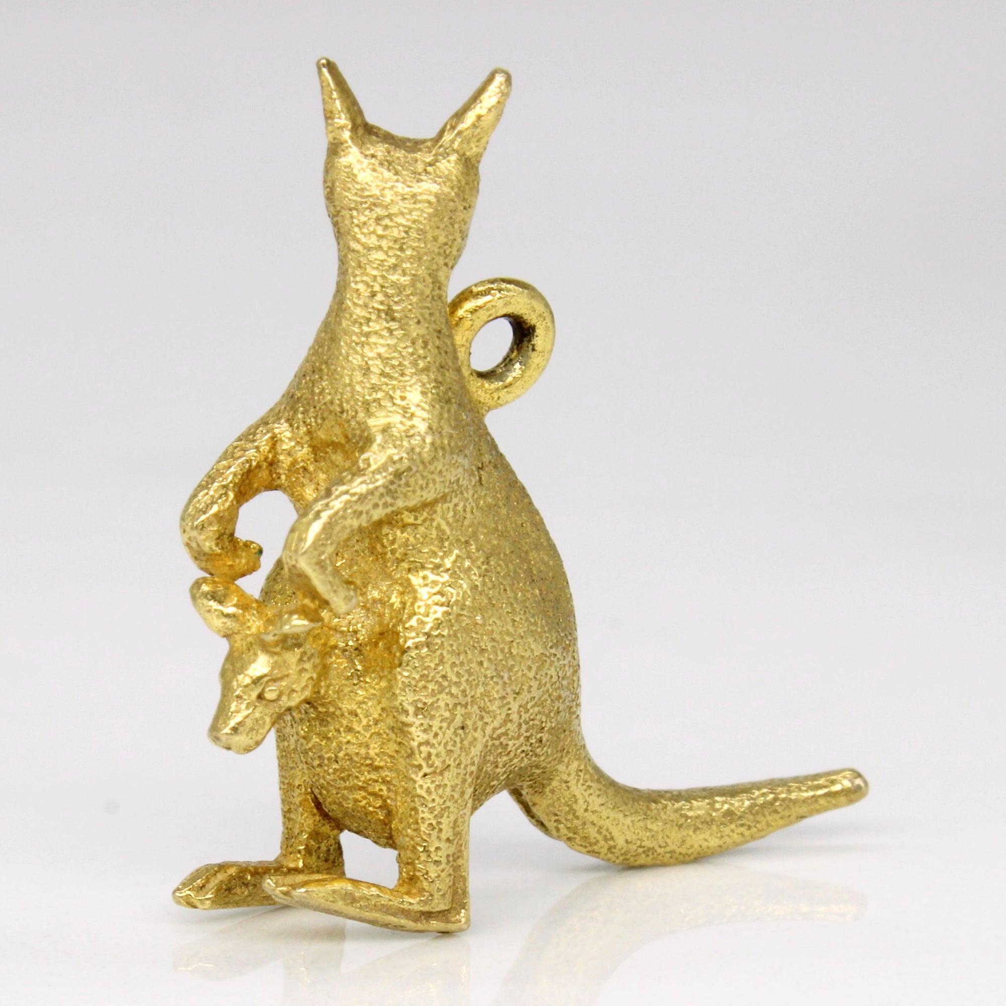 9k Yellow Gold Kangaroo Charm
