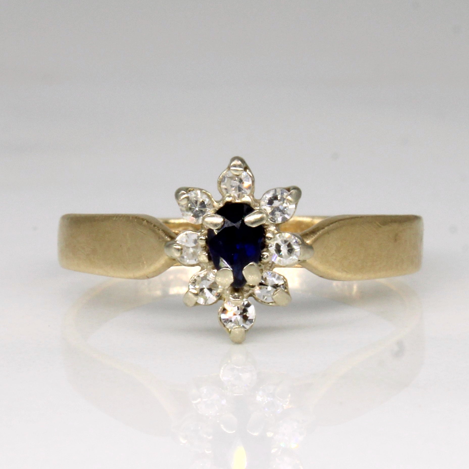 Sapphire & Diamond Ring | 0.10ct, 0.08ctw | SZ 6 |