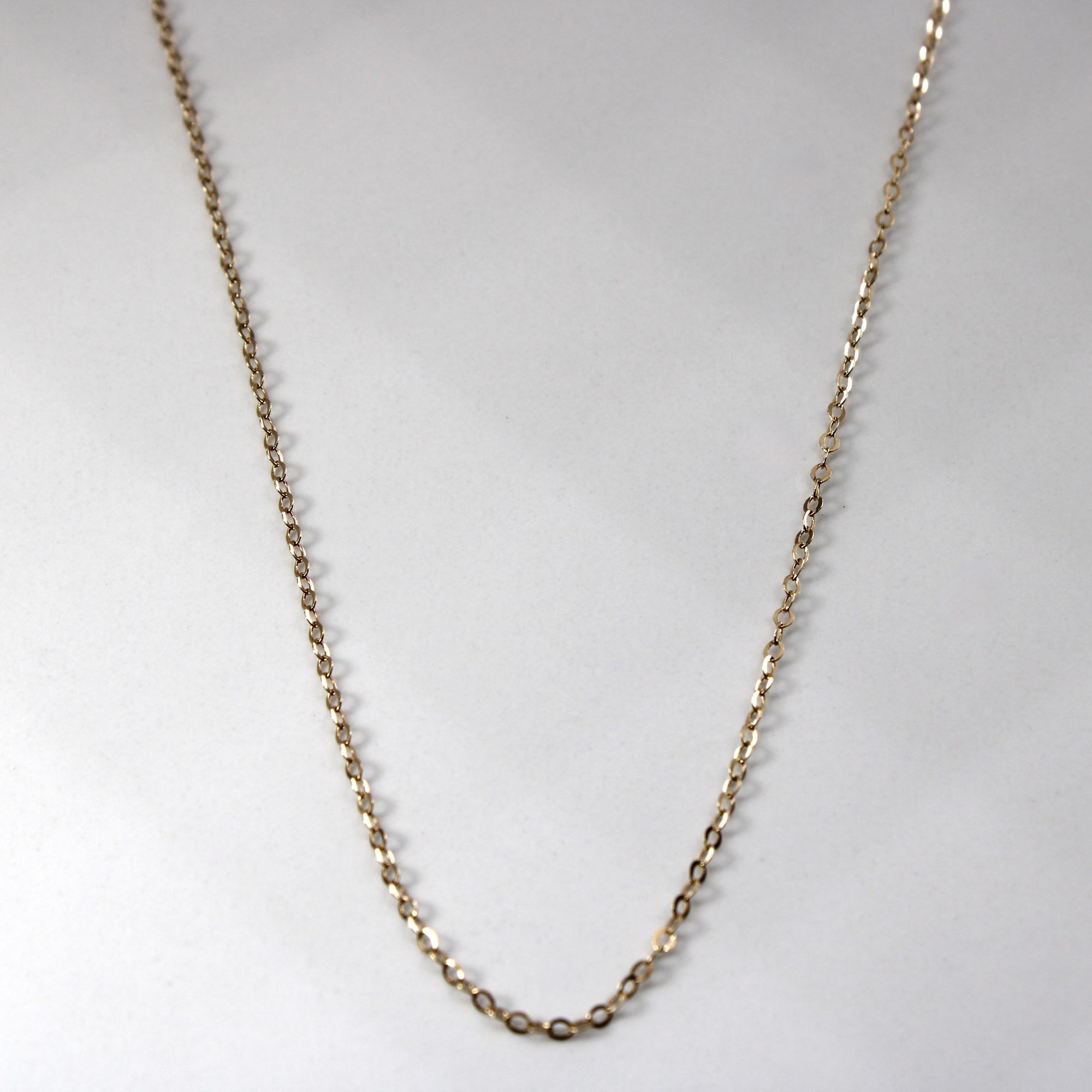 10k Yellow Gold Rolo Link Chain | 18