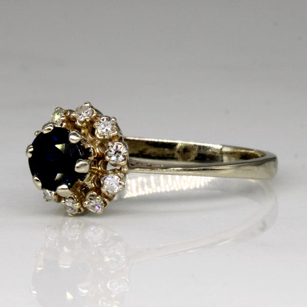 Sapphire & Diamond Cocktail Ring | 0.53ct, 0.10ctw | SZ 7.25 |