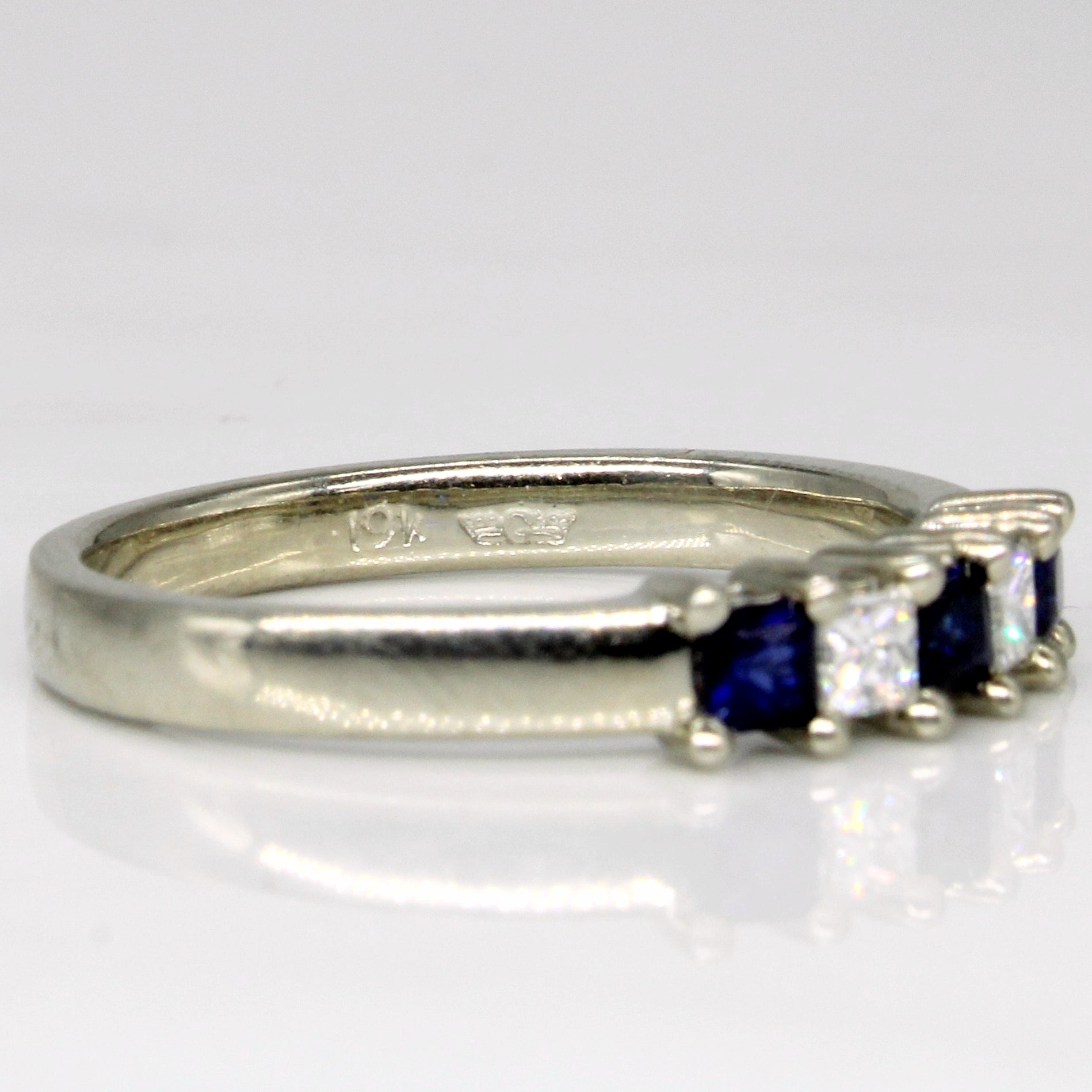 Sapphire & Diamond Ring | 0.30ctw, 0.15ctw | SZ 7.5 |