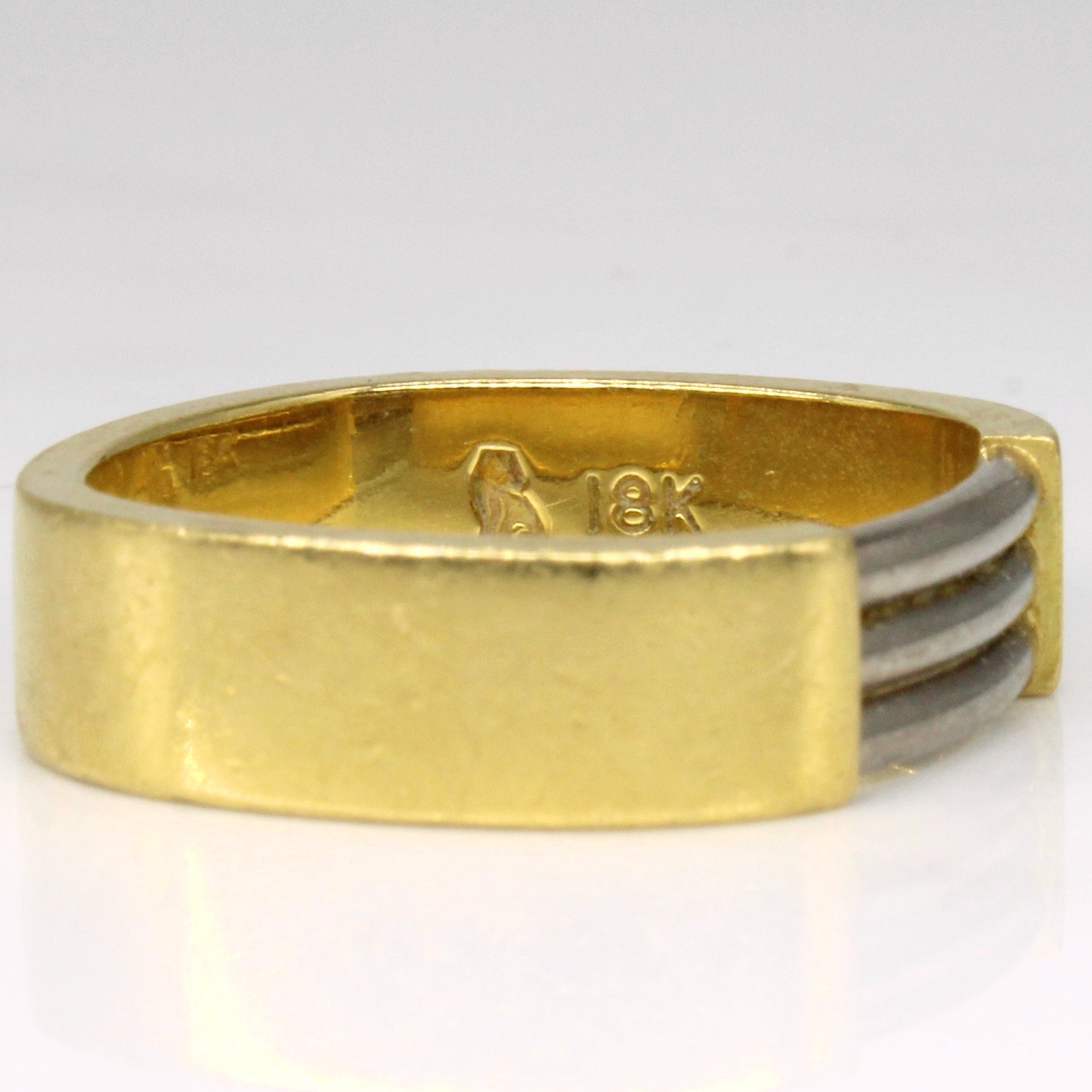 18k Two Tone Gold Ring | SZ 9 |