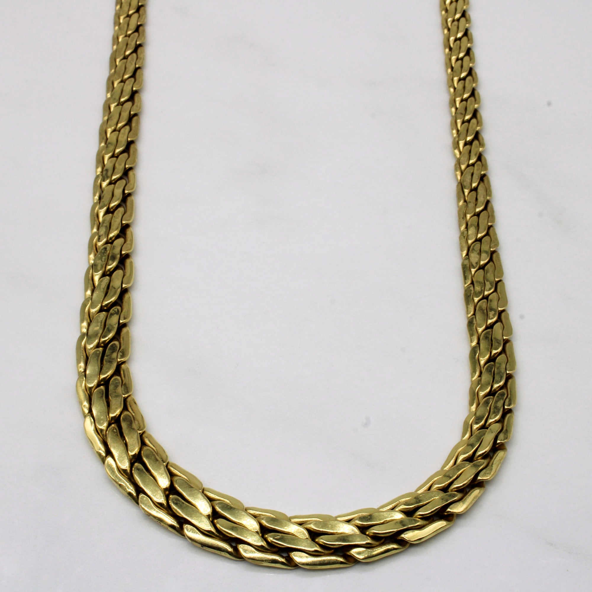 18k Yellow Gold Chain 