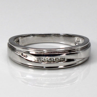 Channel Set Diamond Band | 0.05ctw |SZ 10.25 |