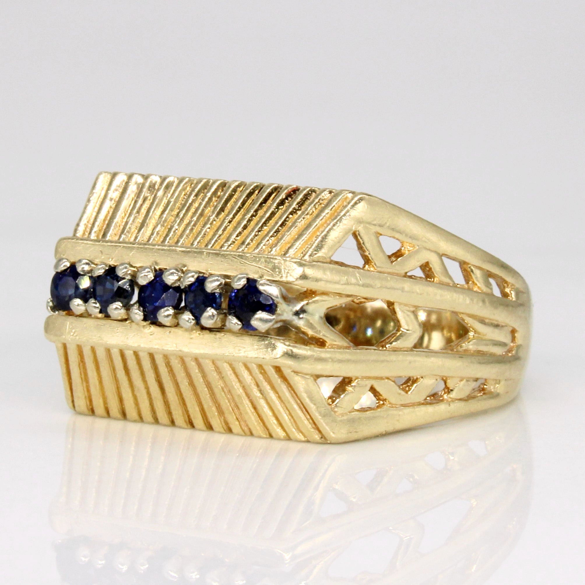 Sapphire Cocktail Ring | 0.20ctw | SZ 5.5 |