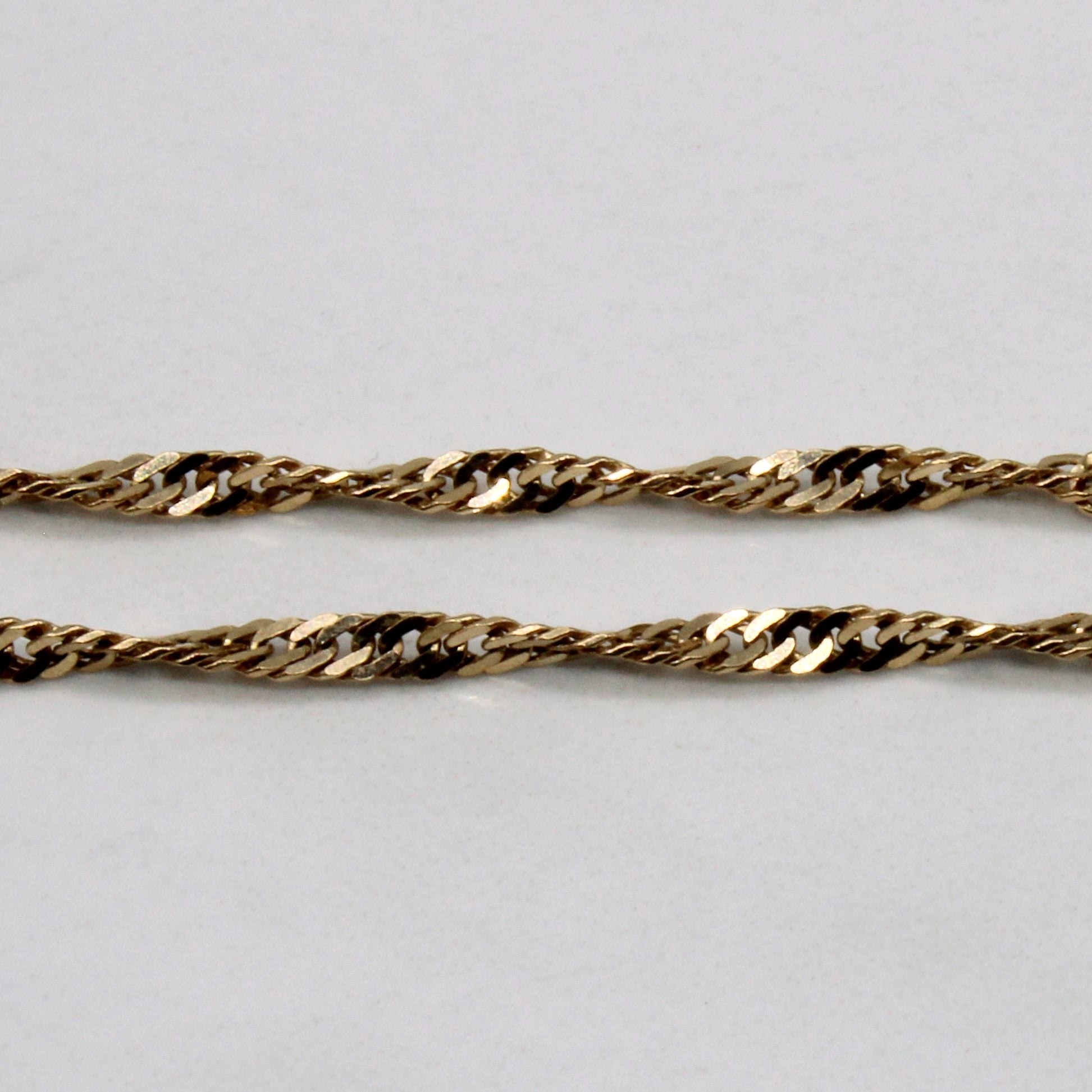 10k Yellow Gold Rope Chain | 25" |